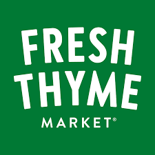 Fresh Thyme Market logo on a green background