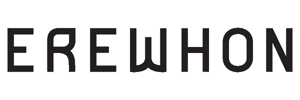 Black 'EREWHON' logo on a white background