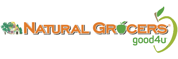 Logo of Natural Grocers with green and orange colors on a white background